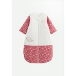 Gigoteuse d'hiver en velours avec manches amovibles happy days rose