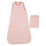 Gigoteuse lange b�b� en coton bio - sunlight blanc / orange