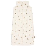 Gigoteuse l�g�re en jersey animal friends tog 0, 5 (3 - 6 mois) ecru, marron, rouge