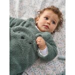 Gigoteuse manches amovibles en polaire ours green forest vert sauge