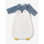 Gigoteuse manches amovibles en polaire pingouin cru / gris
