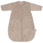 Gigoteuse � manches amovibles velvet milky coffee (0 - 3 mois) marron