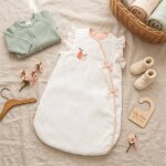 Gigoteuse naissance en lin - botanica blanc