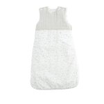 Gigoteuse ouatine bb en coton - promenons nous blanc / bleu