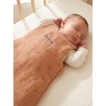 Gigoteuse personnalisable gaze de coton bio jungle marron imprim�