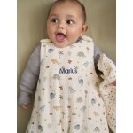 Gigoteuse personnalisable en gaze de coton minisaurus multicolore