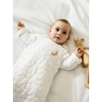 Gigoteuse quilte manches amovibles en gaze de coton bio * nuits de rve cru