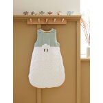 Gigoteuse sans manches bi - mati�re menthe a l'eau blanc / vert