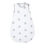 Gigoteuse sans manches � fermeture �clair motif �toile little stars blanc / �toiles