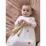 Gigoteuse sans manches pommes blanc imprim