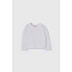 Gilet b�b� en maille blanc