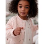 Gilet b�b� matelass� rose p�le