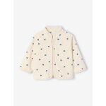 Gilet bb en polaire zipp imprim vanille