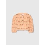 Gilet b�b� tricot orange