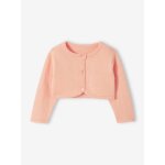 Gilet boléro bébé corail Gilet boléro bébé corail