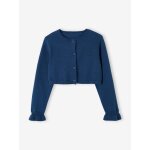 Gilet boléro cérémonie fille bleu chambray Gilet boléro cérémonie fille bleu chambray