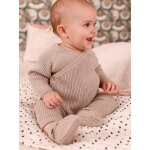 Gilet brassire bb en tricot beige