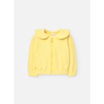Gilet avec col chemise et fermeture clair jaune