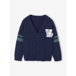 Gilet col v manches longues garçon marine Gilet col v manches longues garçon marine
