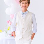 Gilet de costume st germain beige clair