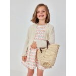 Gilet en coton fille blanc