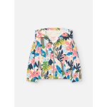 Gilet en coton avec imprim fleurs multicolore