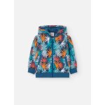 Gilet en coton avec imprim tropical multicolore