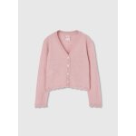 Gilet en coton rose