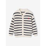 Gilet fantaisie fille cru