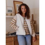 Gilet femme sans manches rversible capsule famille cru