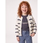 Gilet fille manches longues �cru