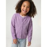 Gilet fille manches longues lavande