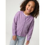 Gilet fille manches longues lavande