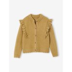 Gilet fille volants fantaisie bronze