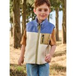 Gilet gar�on sans manches ensherpa multicolore
