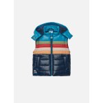 Gilet garon en tissu technique bleu