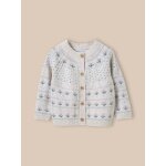 Gilet jacquard bb beige chine