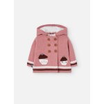 Gilet en maille bb rose