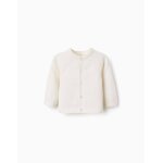 Gilet en maille en coton blanc