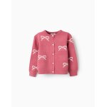 Gilet en maille avec jacquard rose foncé Gilet en maille avec jacquard rose foncé