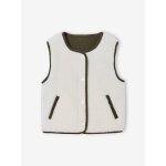 Gilet mixte sans manches réversible capsule famille écru Gilet mixte sans manches réversible capsule famille écru