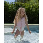 Gilet natation enfant neoprene et epe rose