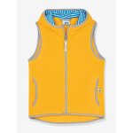 Gilet en polaire pour enfants poppeli finkid, veste int�rieure zip - in jaune