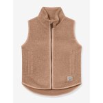 Gilet en polaire teddy enfants matbattal mini a ture cannelle