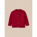 Gilet en pure laine m�rinos b�b� rouge