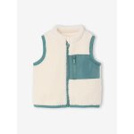 Gilet sans manches b�b� en sherpa �cru