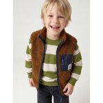 Gilet sans manches gar�on caramel