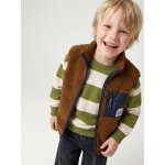 Gilet sans manches gar�on caramel