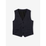 Gilet sans manches garçon en lainage à chevrons marine Gilet sans manches garçon en lainage à chevrons marine