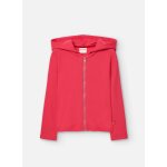 Gilet unie avec capuche et fermeture clair rose